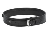 Gun Belt, 36-40&quot; Waist, .38-Cal Loops, 2.5&quot; Wide, Black Leather