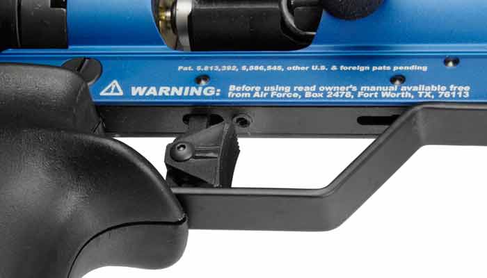 AirForce Edge in Blue, Front & Rear Sights - Caliber 0.177 - FPS 530