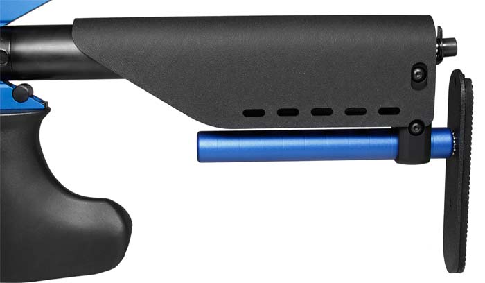 AirForce Edge in Blue, Front & Rear Sights - Caliber 0.177 - FPS 530