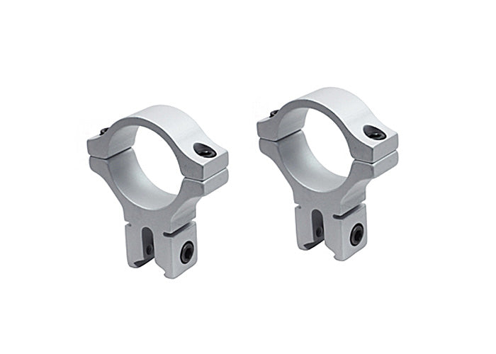 BKL 30mm Rings, 3/8" or 11mm Dovetail, Silver