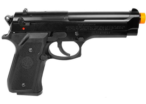 Beretta 92 FS Spring Airsoft Pistol, Black - Caliber 0.24 - FPS 260