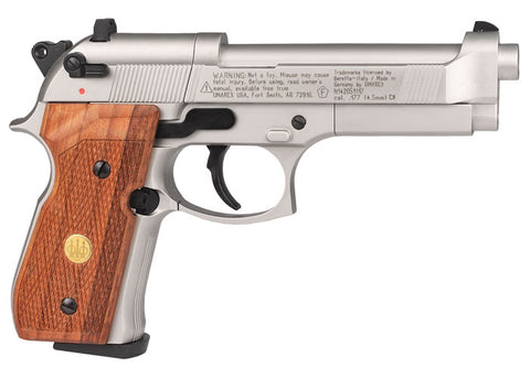 Beretta 92FS, Nickel Air Gun - Caliber 0.177 - FPS 425