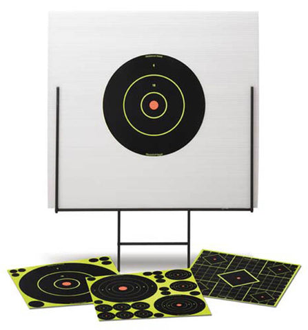 Birchwood Casey Portable Shooting Range, Steel Frame + 39 Shoot-N-C Targets