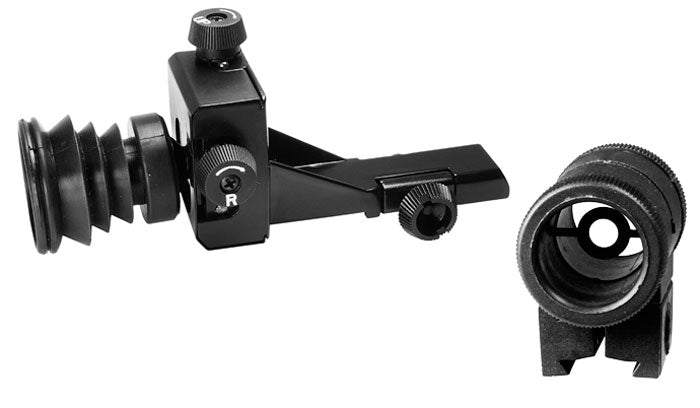 Crosman Precision Sight Set, Globe Front sight w/Insert, Rear Diopter Sight