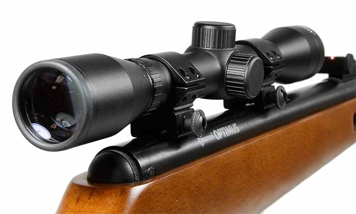 Crosman Optimus Breakbarrel Air Rifle Combo - Caliber 0.22 - FPS 950