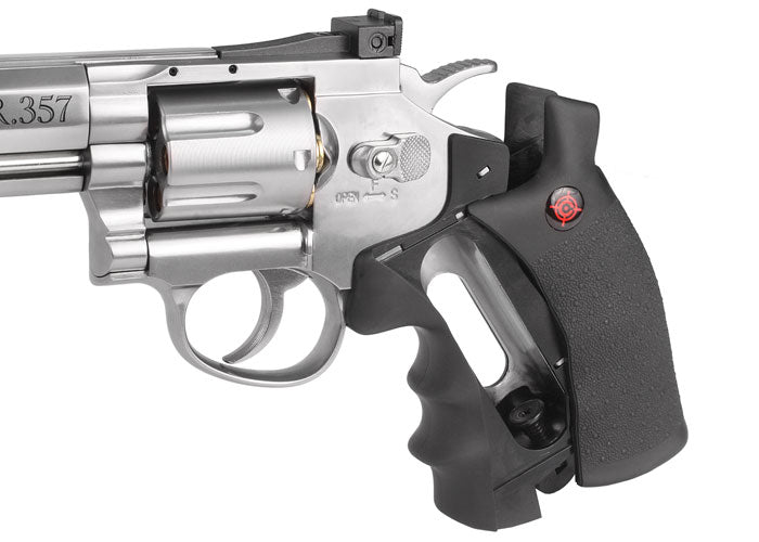 Crosman SR.357 CO2 Revolver, Silver - Caliber 0.177 - FPS 450