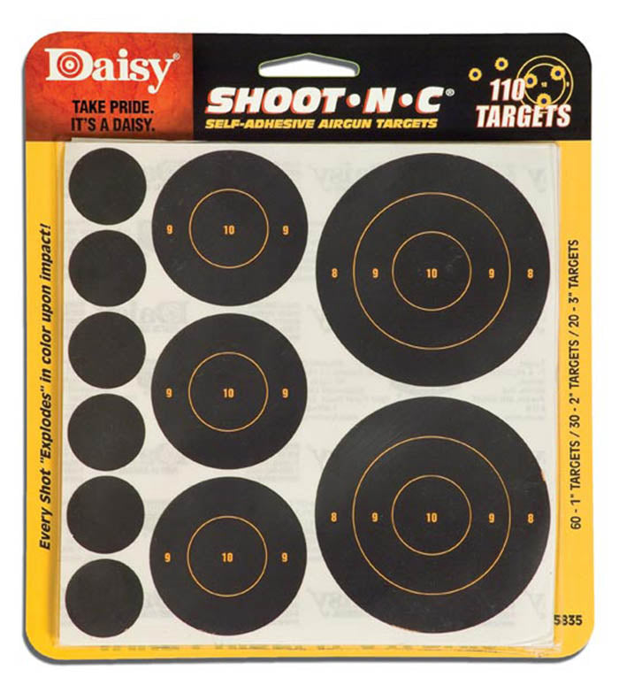 Daisy Shoot-N-C Self-Adhesive Airgun Targets