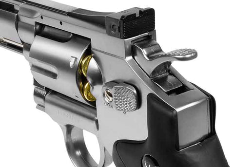 Dan Wesson 2.5" CO2 Pellet Revolver, Silver - Caliber 0.177 - FPS 318