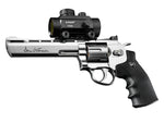 Dan Wesson 6" CO2 BB Revolver, Silver - Caliber 0.177 - FPS 426