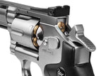 Dan Wesson 6" CO2 Pellet Revolver, Silver - Caliber 0.177 - FPS 426