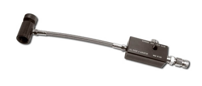 Benjamin CO2 & Air FIll Adapter, Fits Benjamin Air Tank or Standard Paintball CO2 Tank