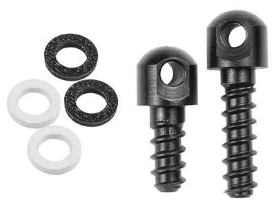 GrovTec Wood Screw & Swivel Studs, 1/2" & 3/4" Studs & 4 Spacers