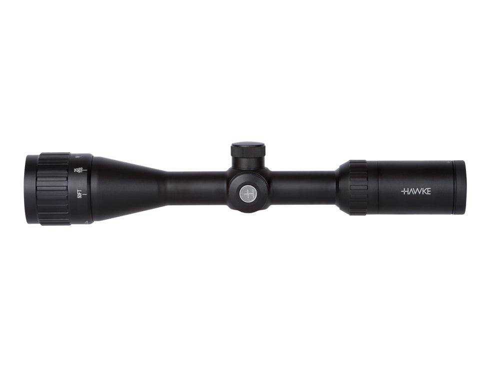 Hawke Sport Optics Vantage 3-9x40 AO Rifle Scope, Ill. Mil-Dot Center Reticle, 1/4 MOA, 1" Mono-Tube