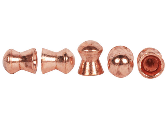 H&N Field Target Trophy Power Copper-Plated, .177 Cal, 8.80 Grains, Round Nose, 300ct - Caliber 0.177