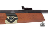 Hatsan 95 Air Rifle Combo, Walnut Stock - Caliber 0.22 - FPS 800