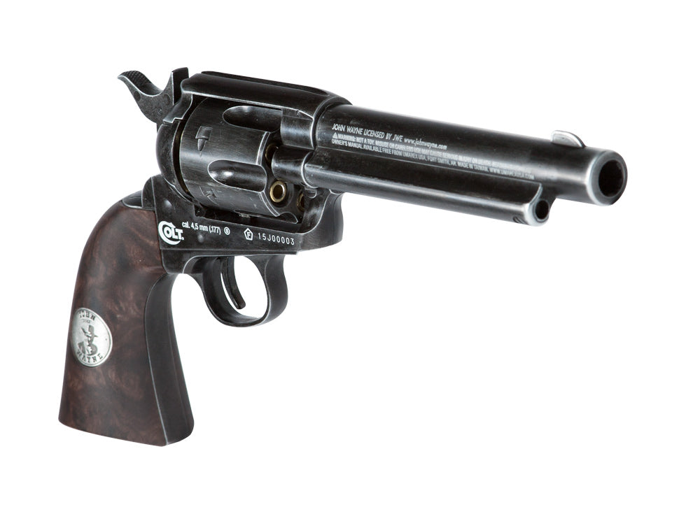 Duke Colt CO2 Pellet Revolver, Weathered - Caliber 0.177 - FPS 380