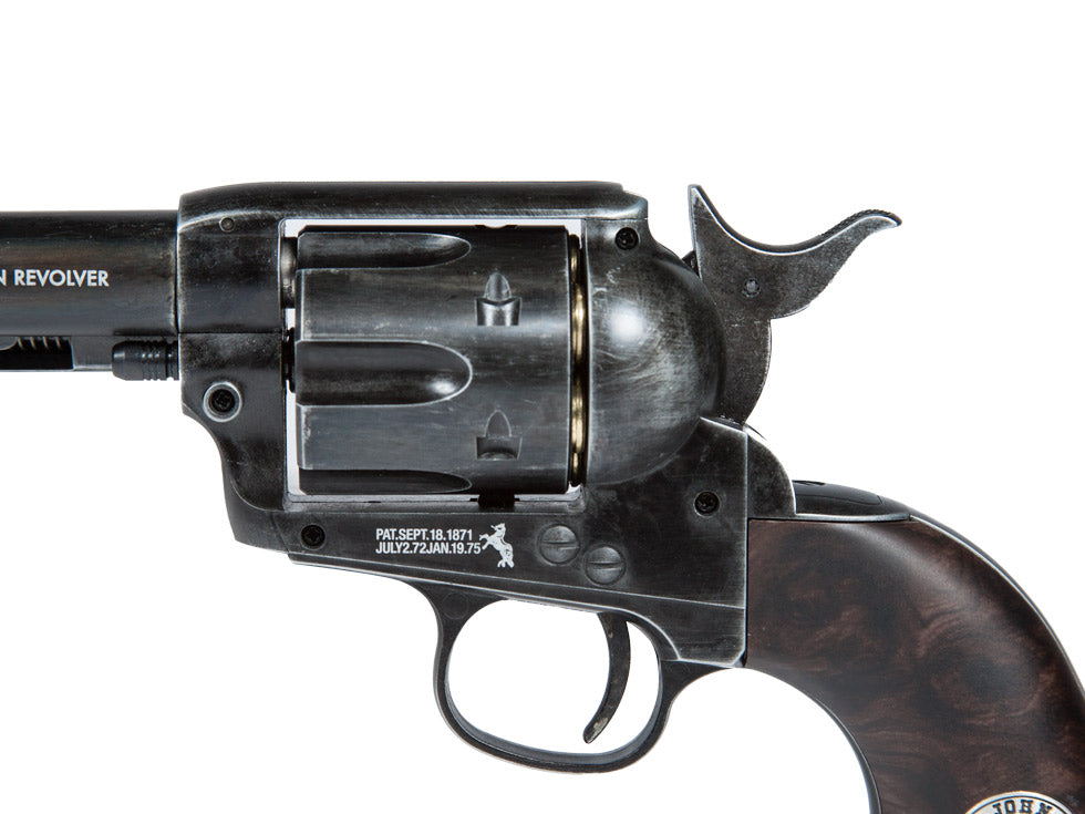Duke Colt CO2 Pellet Revolver, Weathered - Caliber 0.177 - FPS 380