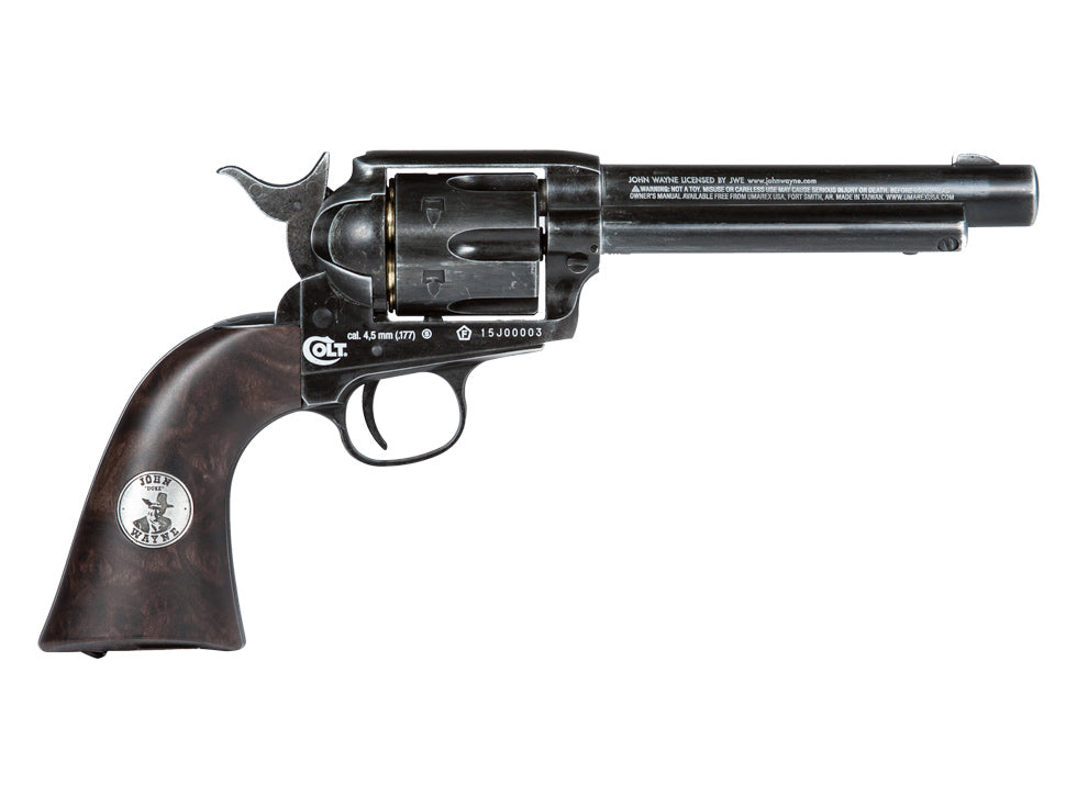 Duke Colt CO2 Pellet Revolver, Weathered - Caliber 0.177 - FPS 380