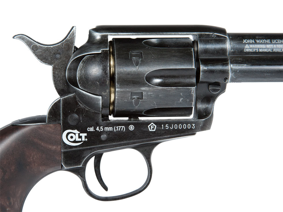 Duke Colt CO2 Pellet Revolver, Weathered - Caliber 0.177 - FPS 380