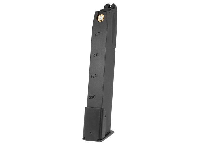 KWA M9 NS2 GBB Airsoft Pistol Magazine, 32 Rds