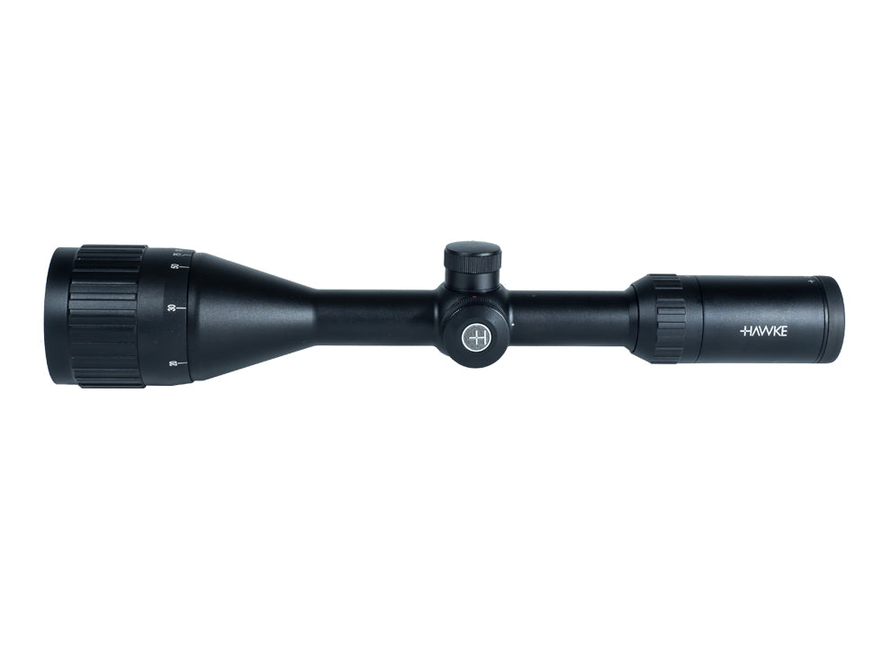 Hawke Sport Optics Vantage 4-12x50 AO Rifle Scope, Ill. Mil-Dot, Etched Glass Reticle, 1/4 MOA, 1" Tube
