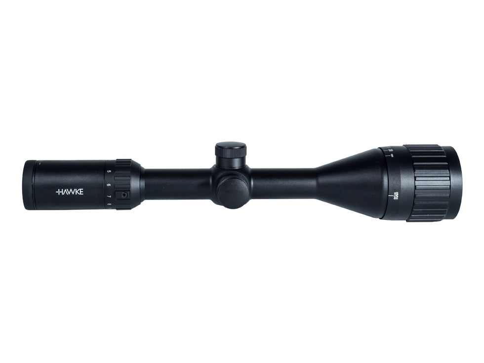 Hawke Sport Optics Vantage 4-12x50 AO Rifle Scope, Ill. Mil-Dot, Etched Glass Reticle, 1/4 MOA, 1" Tube