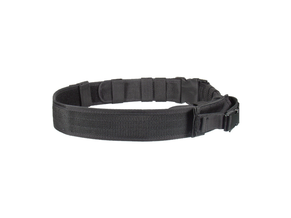 UTG Heavy Duty Elite Law Enforcement Pistol Belt with Dual Mag Pouches - Black