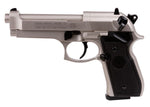 Beretta 92FS, Nickel, Black Grips - Caliber 0.177 - FPS 425