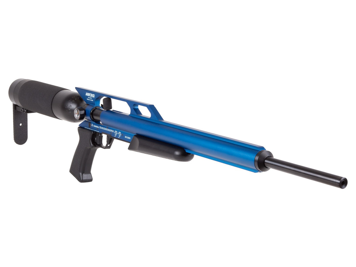 AirForce Condor PCP Air Rifle, Spin-Loc Tank, Blue - Caliber 0.177 - FPS 1450