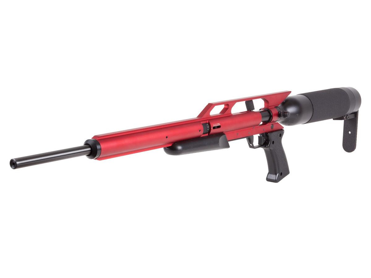 AirForce Condor PCP Air Rifle, Spin-Loc Tank, Red - Caliber 0.22 - FPS 1250