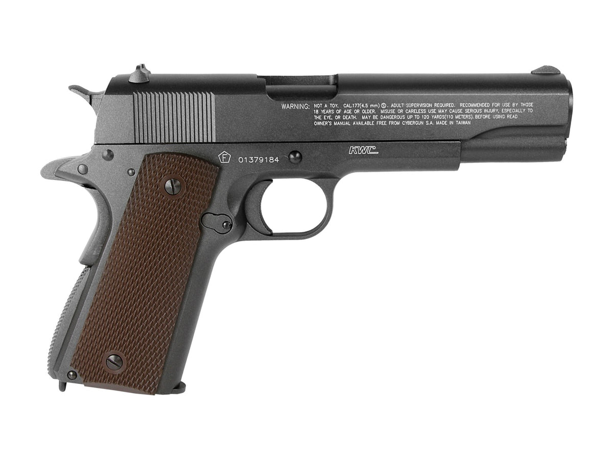 Tanfoglio Witness 1911 CO2 BB Pistol, Brown Grips - Caliber 0.177 - FPS 320