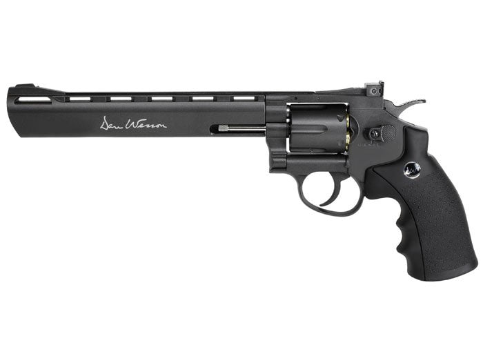 Dan Wesson 8" CO2 BB Revolver, Black - Caliber 0.177 - FPS 426