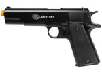 Colt M1911A1 Spring Airsoft Pistol, Black - Caliber 0.24 - FPS 310