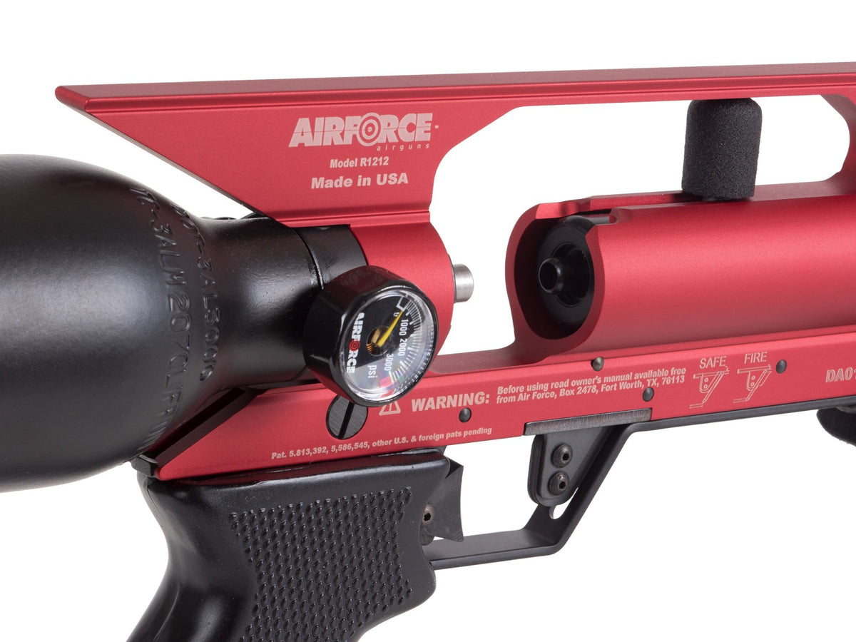 AirForce Condor SS PCP Air Rifle, Spin-Loc, Red - Caliber 0.177 - FPS 1300
