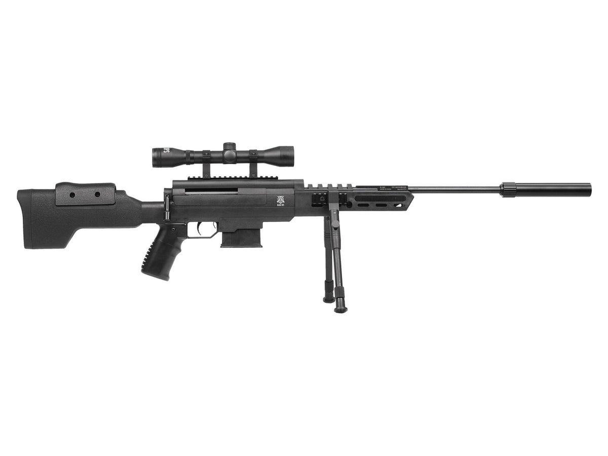Black Ops Tactical Sniper Air Rifle Combo - Caliber 0.22 - FPS 1000