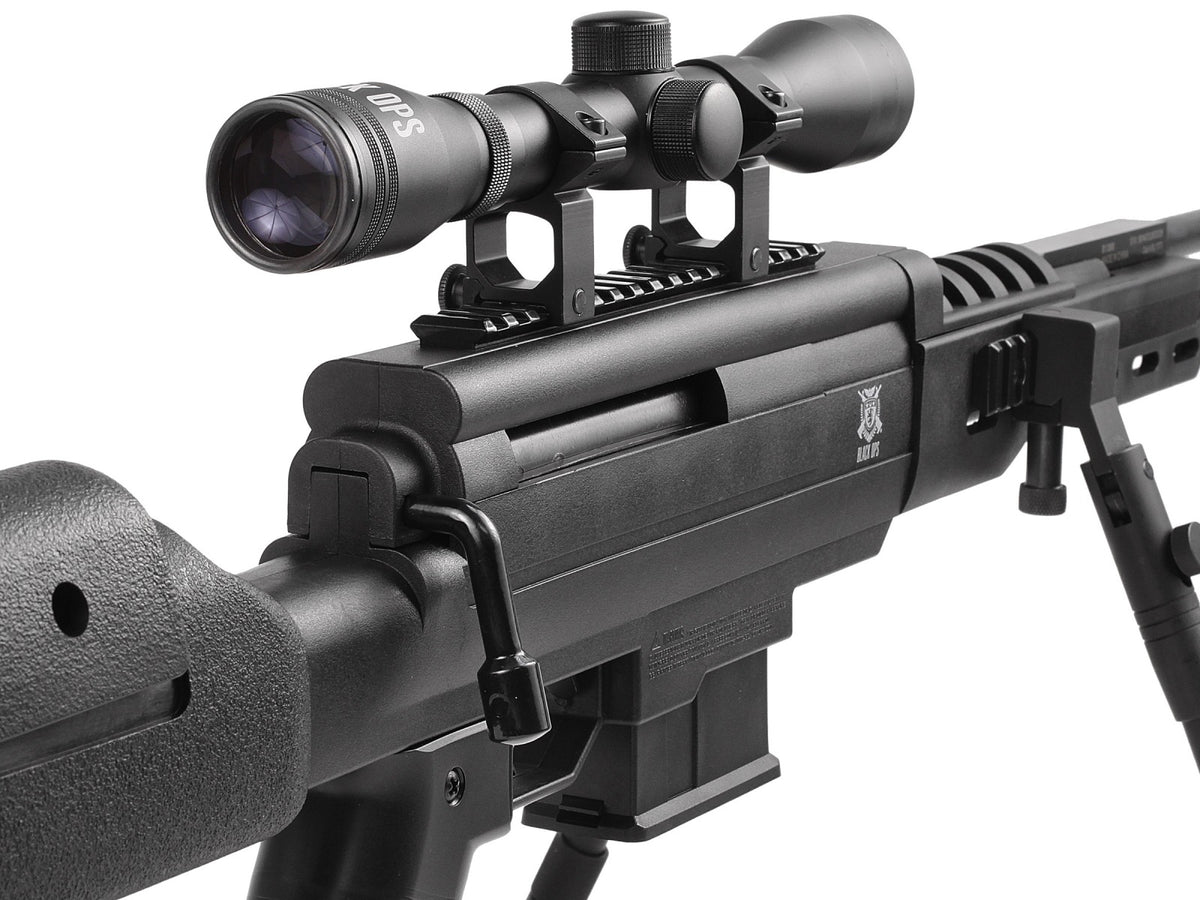 Black Ops Tactical Sniper Air Rifle Combo - Caliber 0.22 - FPS 1000