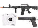 Colt A11RIS M1911 Spring Airsoft Kit, Black - Caliber 0.24 - FPS 300