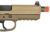 FN Herstal FNX-45 Airsoft Gas Blowback, Tan - Caliber 0.24 - FPS 320