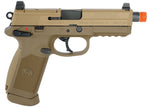 FN Herstal FNX-45 Airsoft Gas Blowback, Tan - Caliber 0.24 - FPS 320