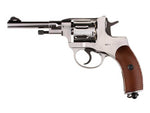 Gletcher NGT CO2 Pellet Revolver, Silver - Caliber 0.177 - FPS 426