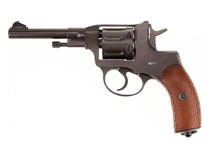 Gletcher NGT RF CO2 Pellet Revolver, Black - Caliber 0.177 - FPS 426