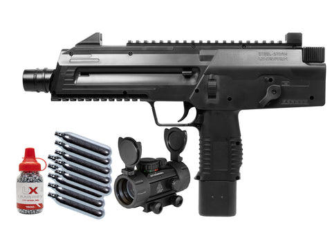 Umarex Steel Storm CO2 BB Gun Kit - Caliber 0.177 - FPS 430