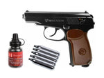 Makarov CO2 BB Pistol Kit - Caliber 0.177 - FPS 380