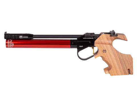 Morini MOR-162EI pistol, extra small grip, electronic trigger, analog pressure gauge - Caliber 0.177 - FPS 500