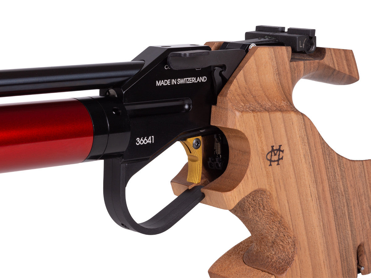 Morini MOR-162EI pistol, small grip, electronic trigger, digital pressure gauge - Caliber 0.177 - FPS 500