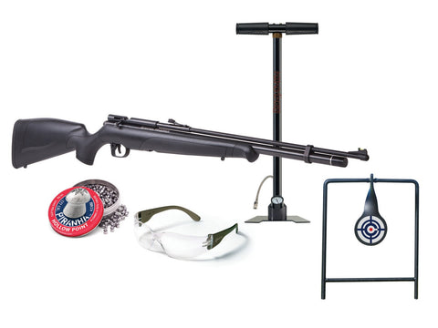 Benjamin Maximus Entry Level Air Rifle Kit, Black - Caliber 0.22 - FPS 850