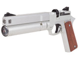 Ataman AP16 Regulated Compact Air Pistol, Silver - Caliber 0.22 - FPS 590