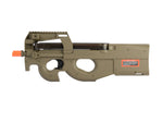 FN Herstal P90 AEG Electric Airsoft Rifle, Tan - Caliber 0.24 - FPS 400