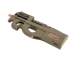 FN Herstal P90 AEG Electric Airsoft Rifle, Tan - Caliber 0.24 - FPS 400