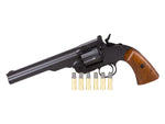 Barra Schofield No. 3 CO2 BB revolver with two sets grips (polymer faux wood and ivory) - Caliber 0.177 - FPS 445